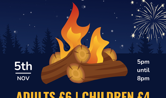 FIREWORKS DISPLAY BONFIRE & FAIRGROUND