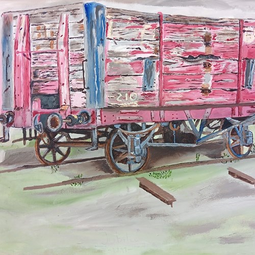 Graeme Barnes - Jubilee Wagon by artist 
