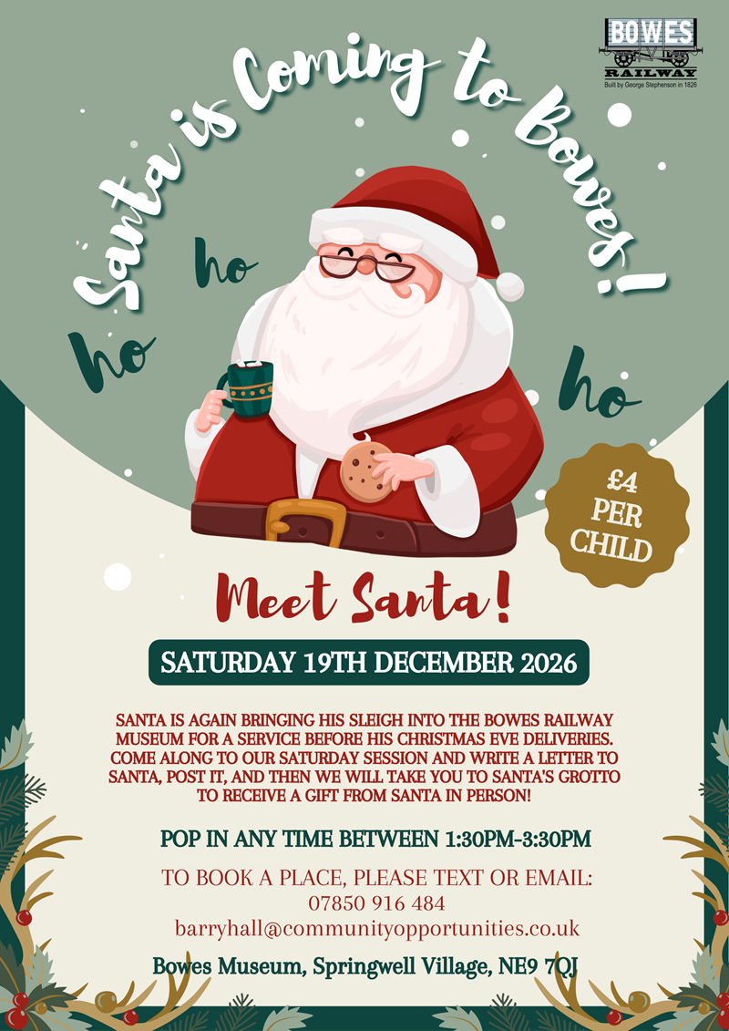 Santa is coming to Bowes